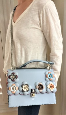 Fendi Floral Embellished Kan I handbag